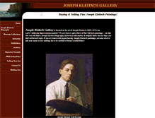 Tablet Screenshot of josephkleitschgallery.com